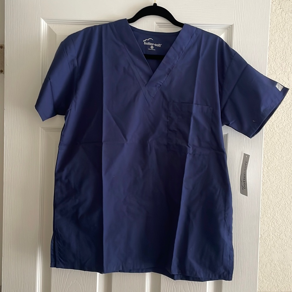 Brand New Uniform Advantage Butter Soft Scrubs Top